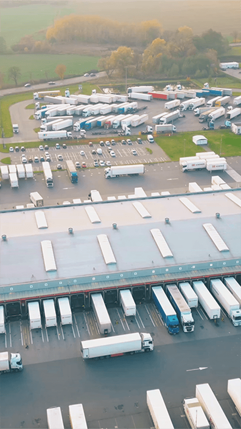 Aerial Exterior of a Logistics Depot