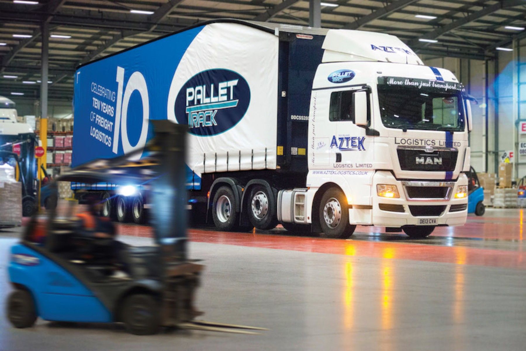 Aztek Lorry in a Warehouse