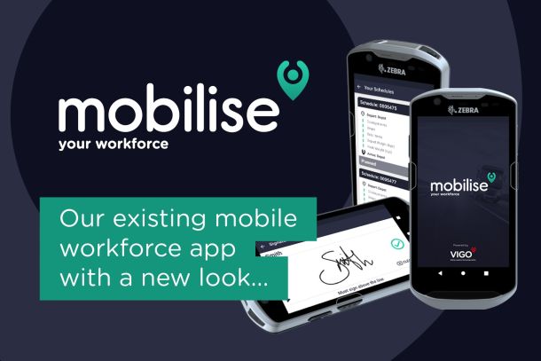 Vigo Software Three Mobile Devices with Mobilise Software